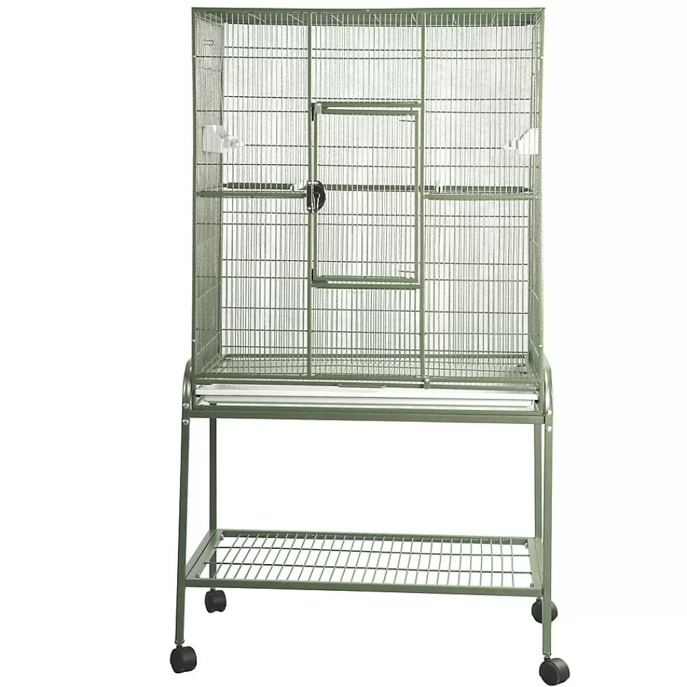 Cages<A&E Cage Company Flight Bird Cage Green