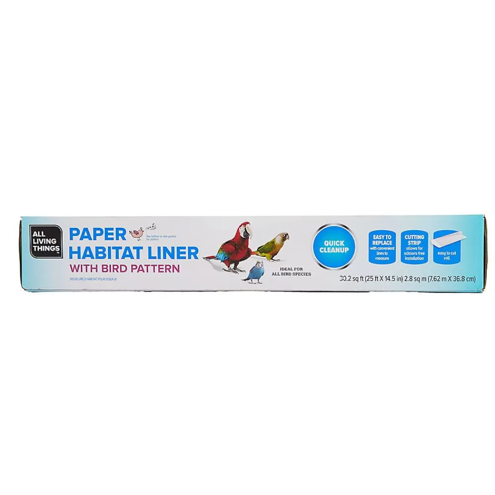 Cleaning & Odor Control<All Living Things ® Bird Paper Cage Liner - Printed
