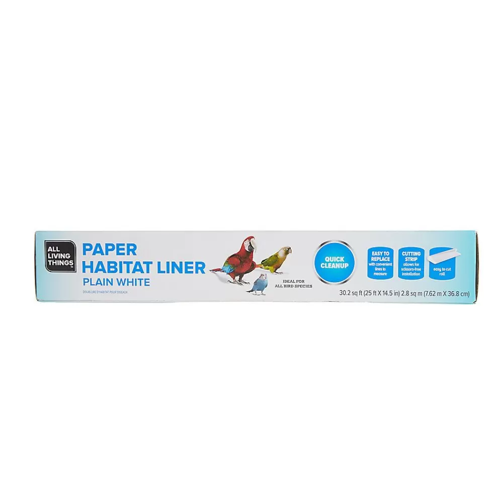 Cleaning & Odor Control<All Living Things ® Bird Paper Cage Liner - White