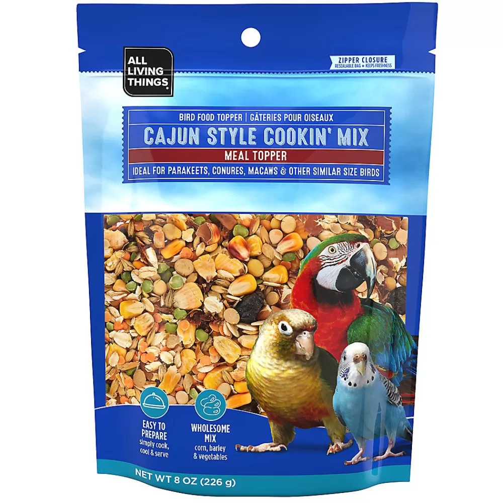 Treats<All Living Things ® Cajun Style Cookin' Mix Bird Meal Topper