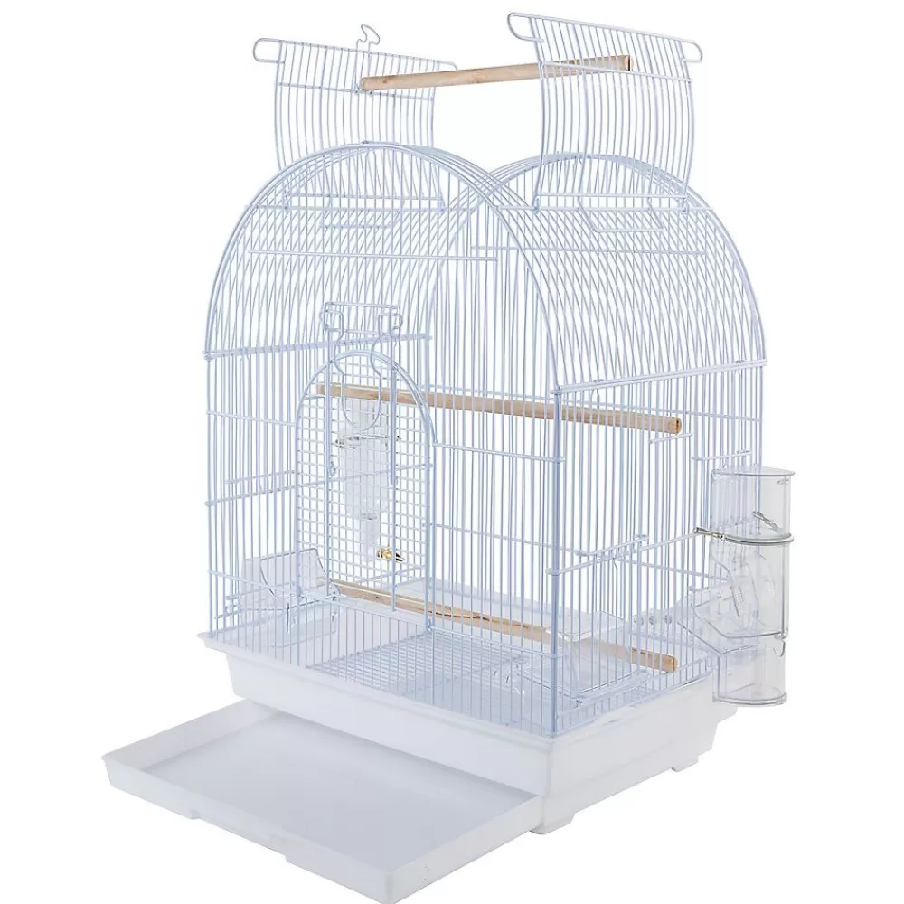 Cages<All Living Things Functional Feeding Bird Home