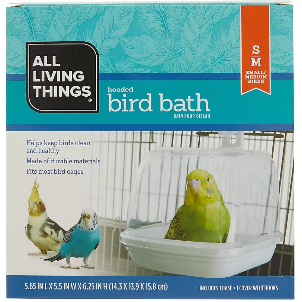 Grooming<All Living Things ® Hooded Bird Bath