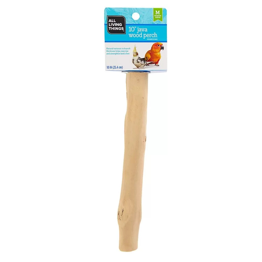 Toys, Perches, & Decor<All Living Things ® Java Wood Bird Perch