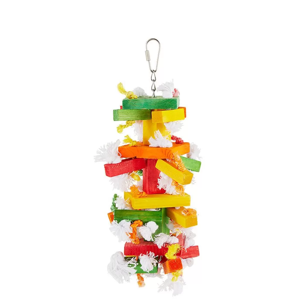 Toys, Perches, & Decor<All Living Things ® Knots And Blocks Bird Toy