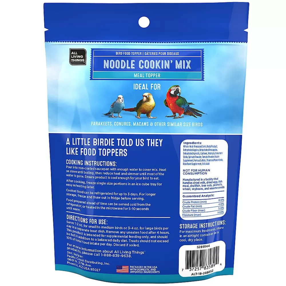 Treats<All Living Things ® Noodle Cookin' Mix Bird Meal Topper