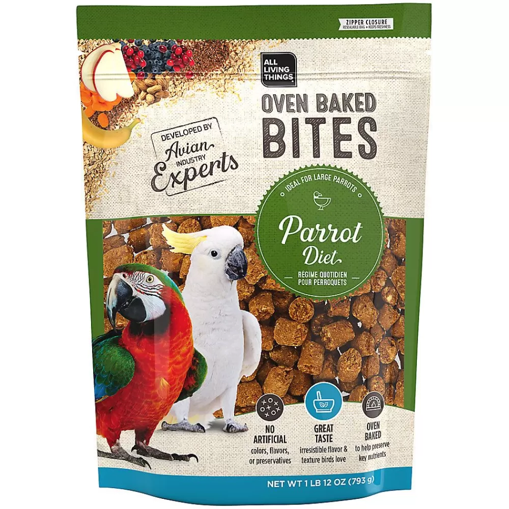 Pet Bird Food<All Living Things ® Oven Baked Bites Parrot Diet
