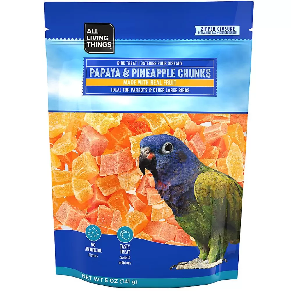 Treats<All Living Things ® Papaya & Pineapple Chunks Bird Treat