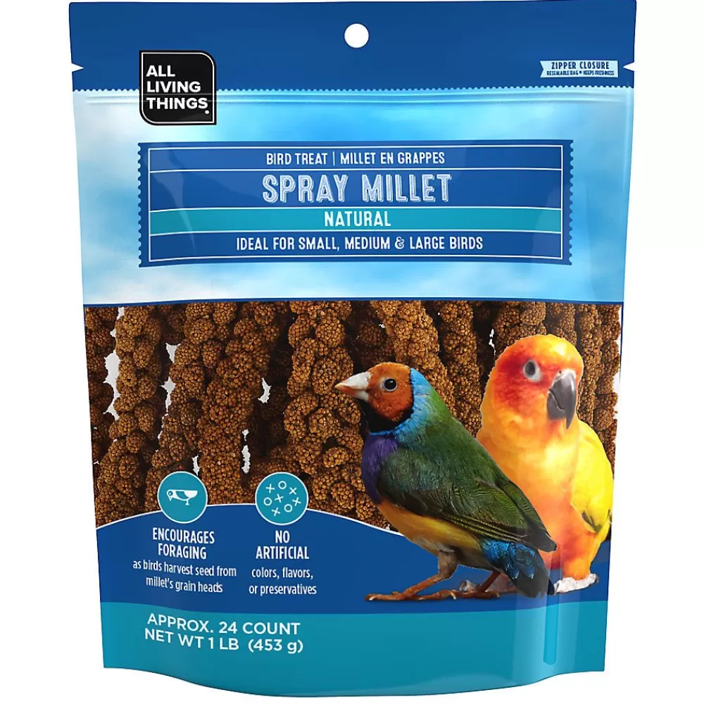 Treats<All Living Things ® Spray Millet Bird Treat