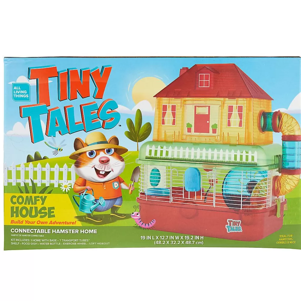 Cages, Habitats & Hutches<All Living Things ® Tiny Tales Comfy House Small Pet Habitat