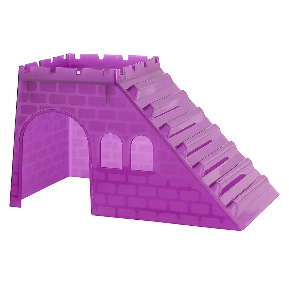 Cages, Habitats & Hutches<All Living Things ® Tiny Tales Small Pet Castle Hideout Purple