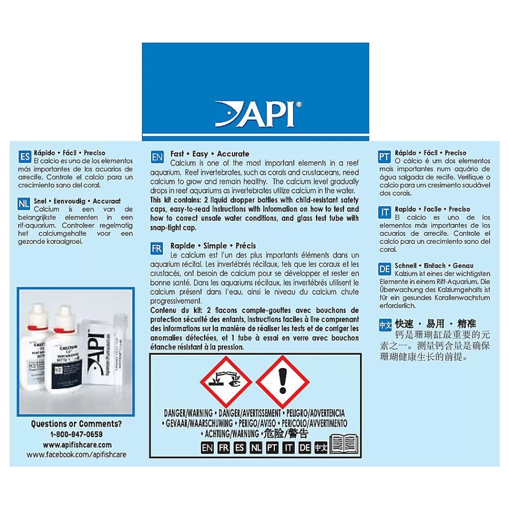 Water Quality Testers<API ® Calcium Saltwater Aquarium Water Test Kit
