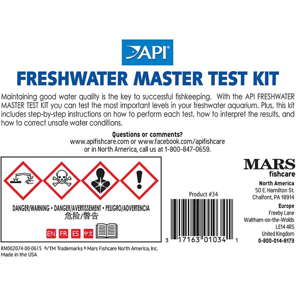 Marine & Freshwater<API ® Freshwater Aquarium Master Test Kit