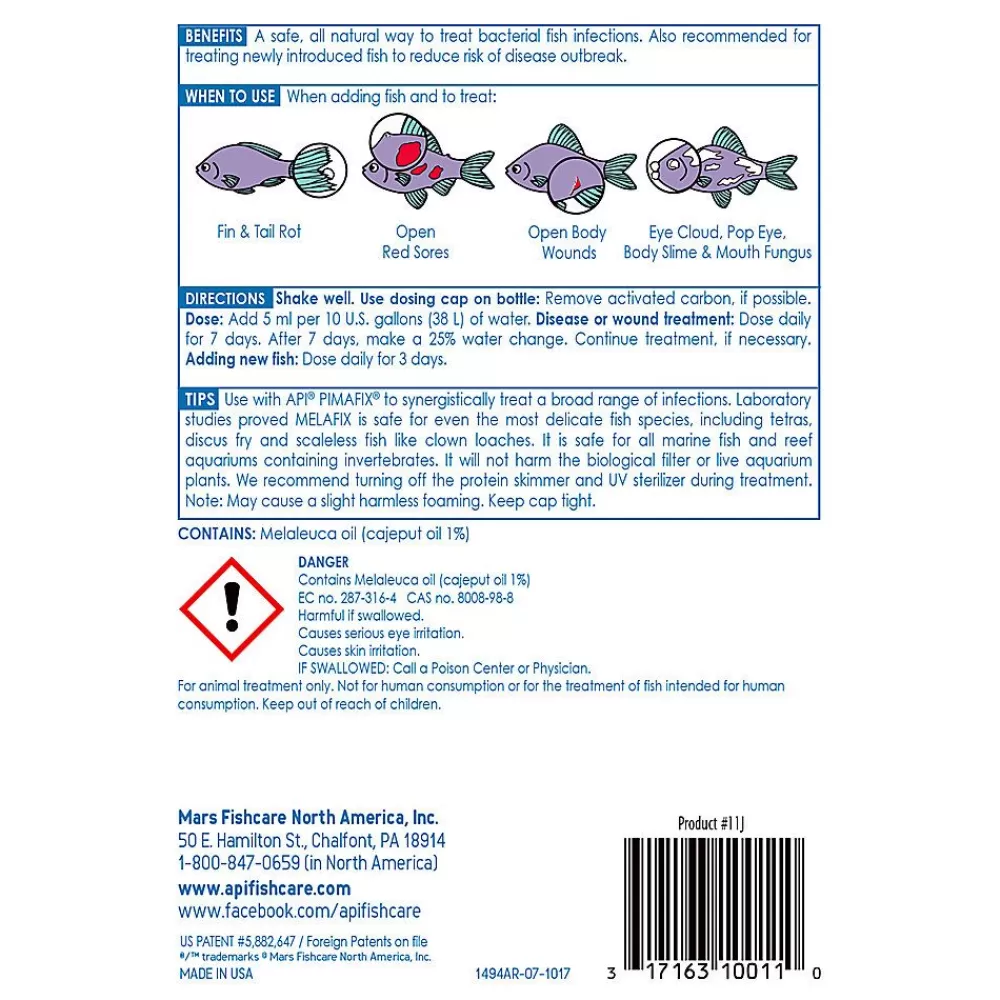 Disease Treatment<API ® Melafix Fish Bacterial Infection Treatment