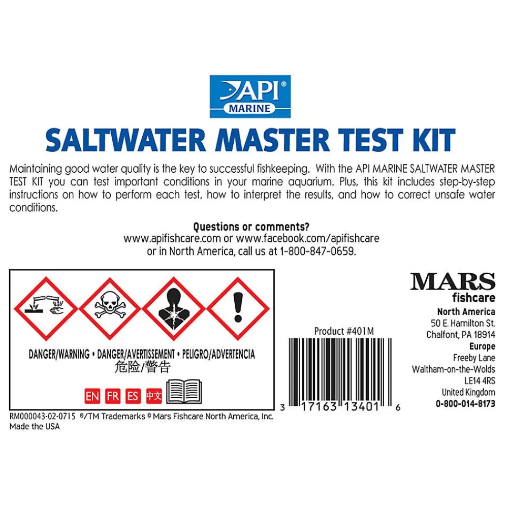Saltwater Aquarium Care<API ® Saltwater Aquarium Master Test Kit