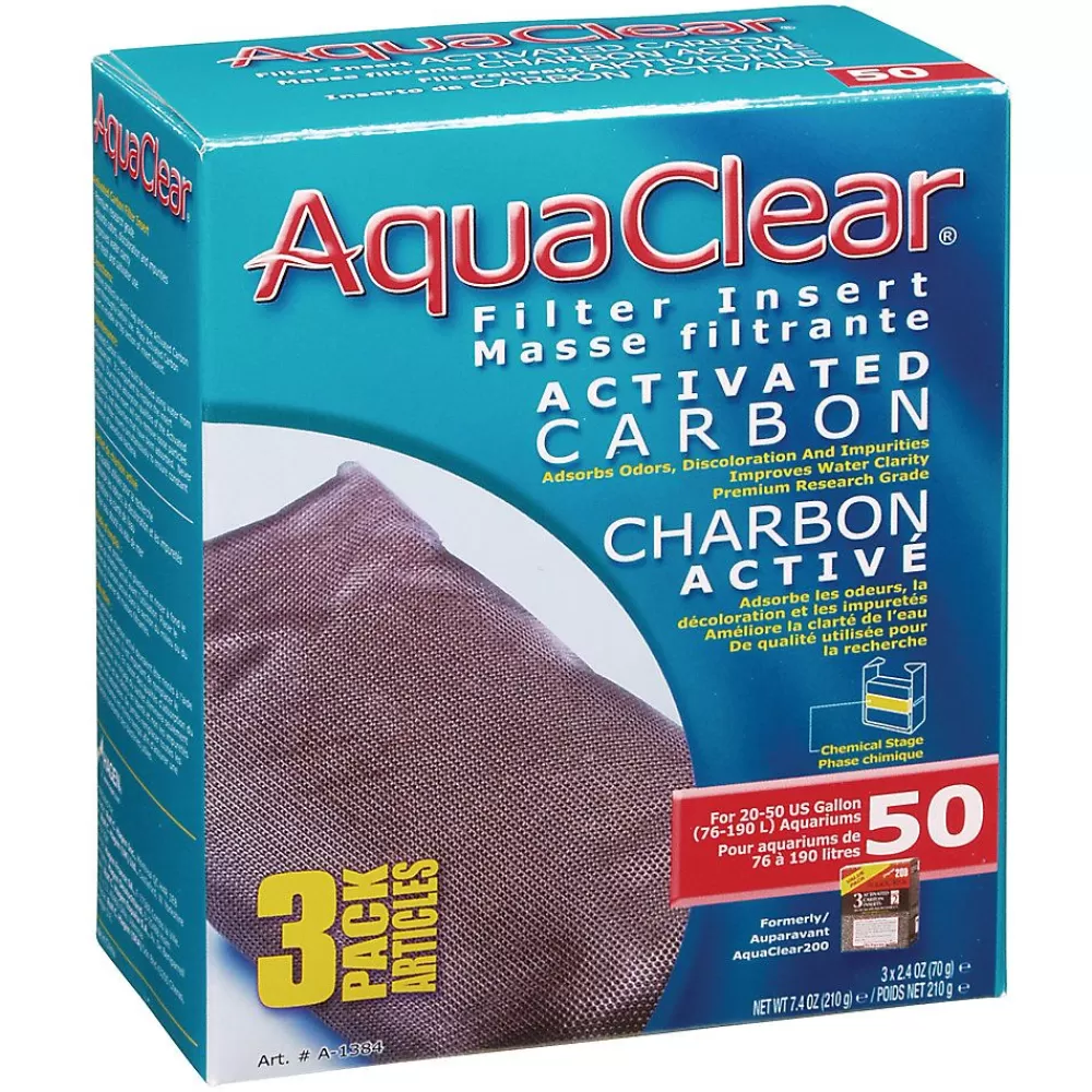 Betta<Aqua Clear 50 Fluval Carbon - 3Pk