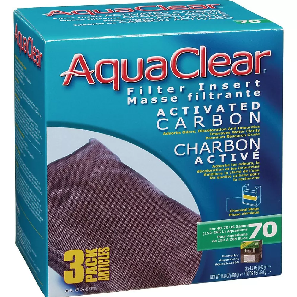 Filter Media<Aqua Clear 70 Fluval Carbon - 3Pk