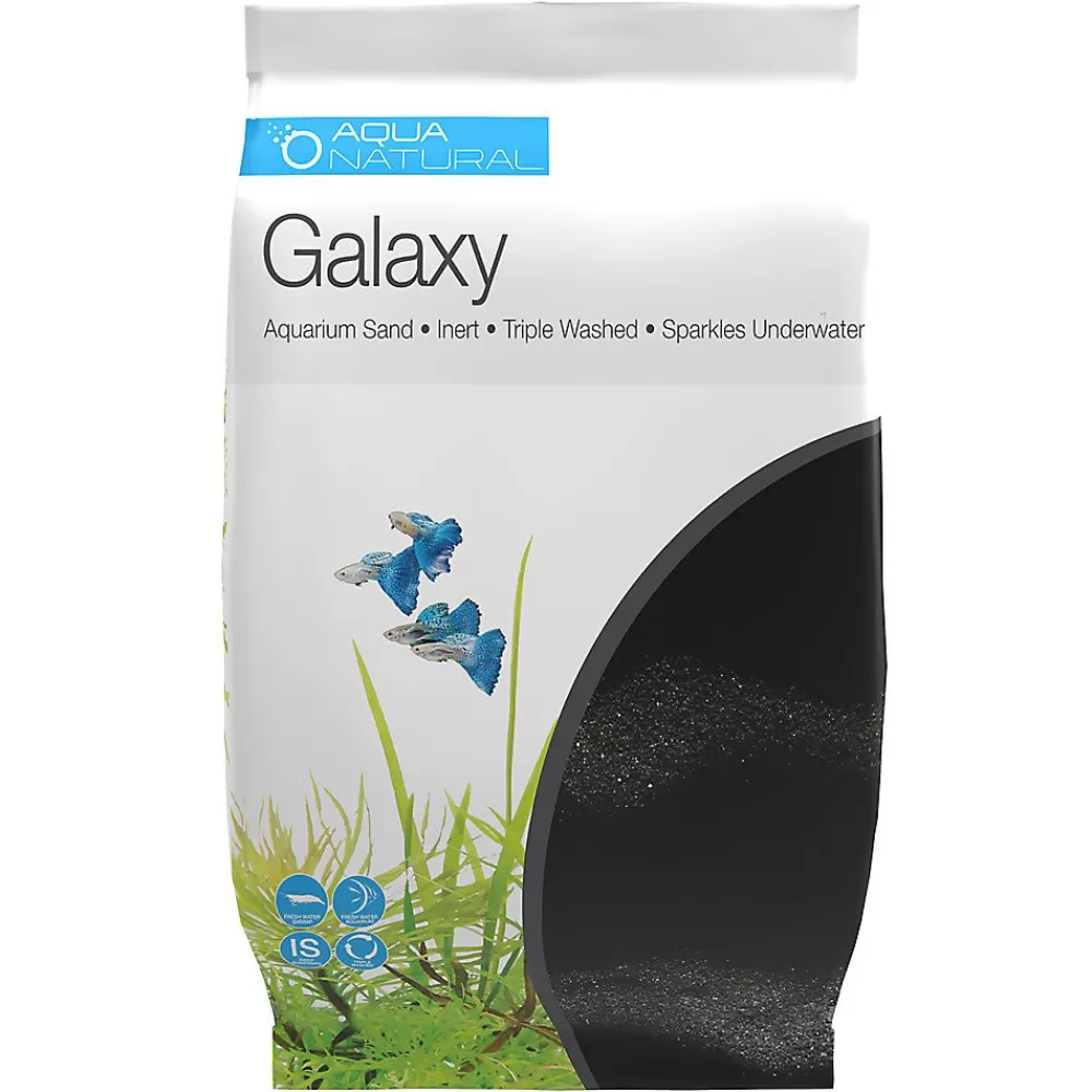 Decor, Gravel & Substrate<Aqua Natural Aquarium Sand - Galaxy Black