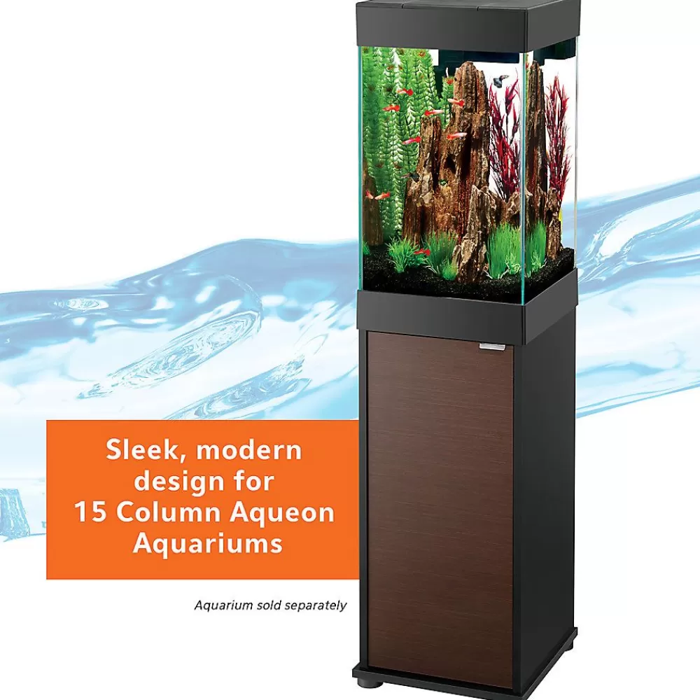 Aquarium Stands<Aqueon ® 15 Gallon Column Aquarium Stand Brown