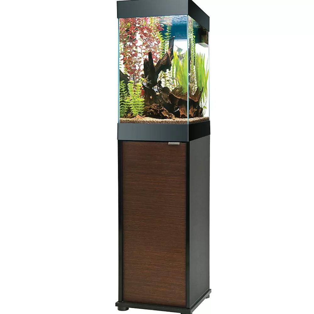 Aquarium Stands<Aqueon ® 15 Gallon Column Aquarium Stand Brown