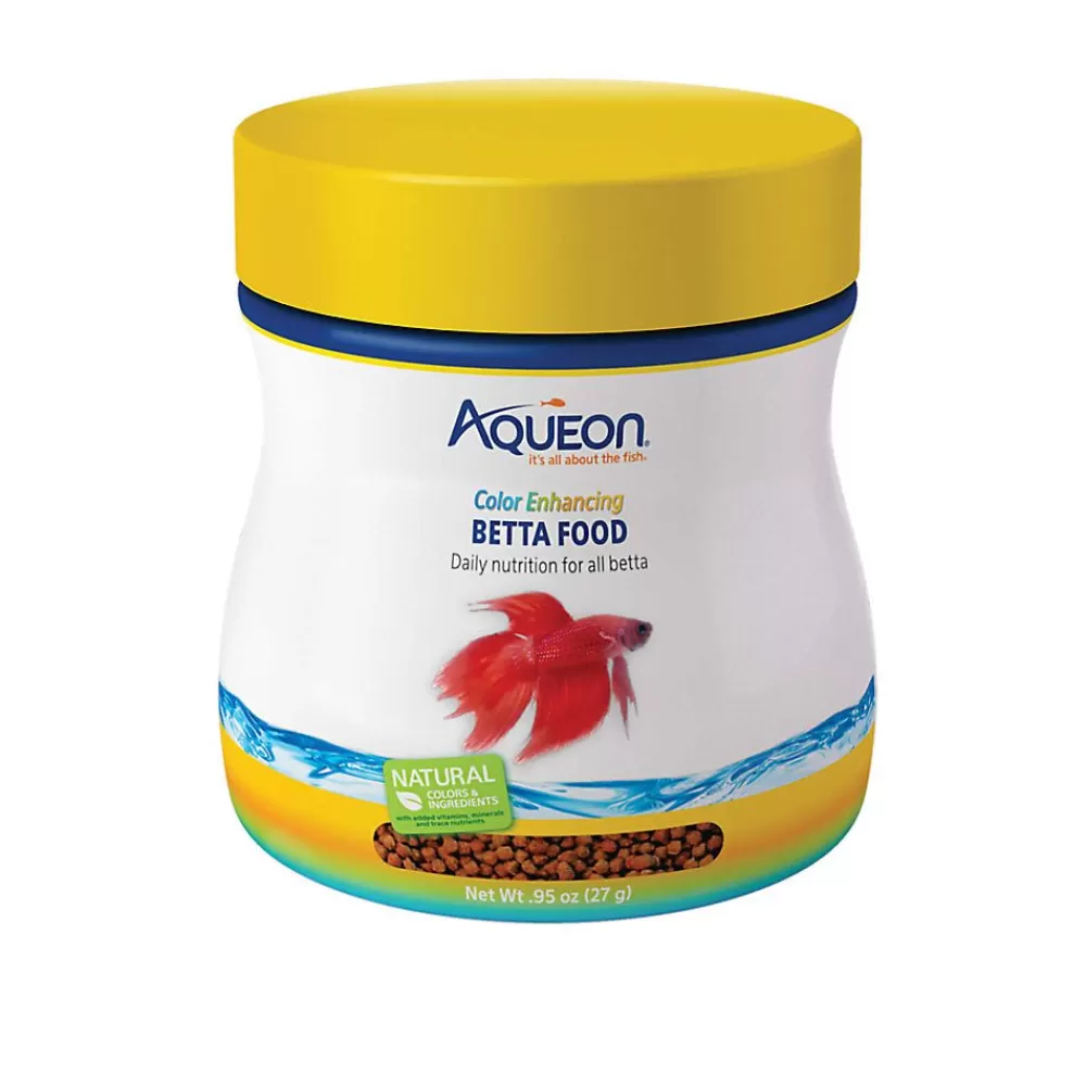 Food<Aqueon ® Betta Color Enhancing Pellets Fish Food