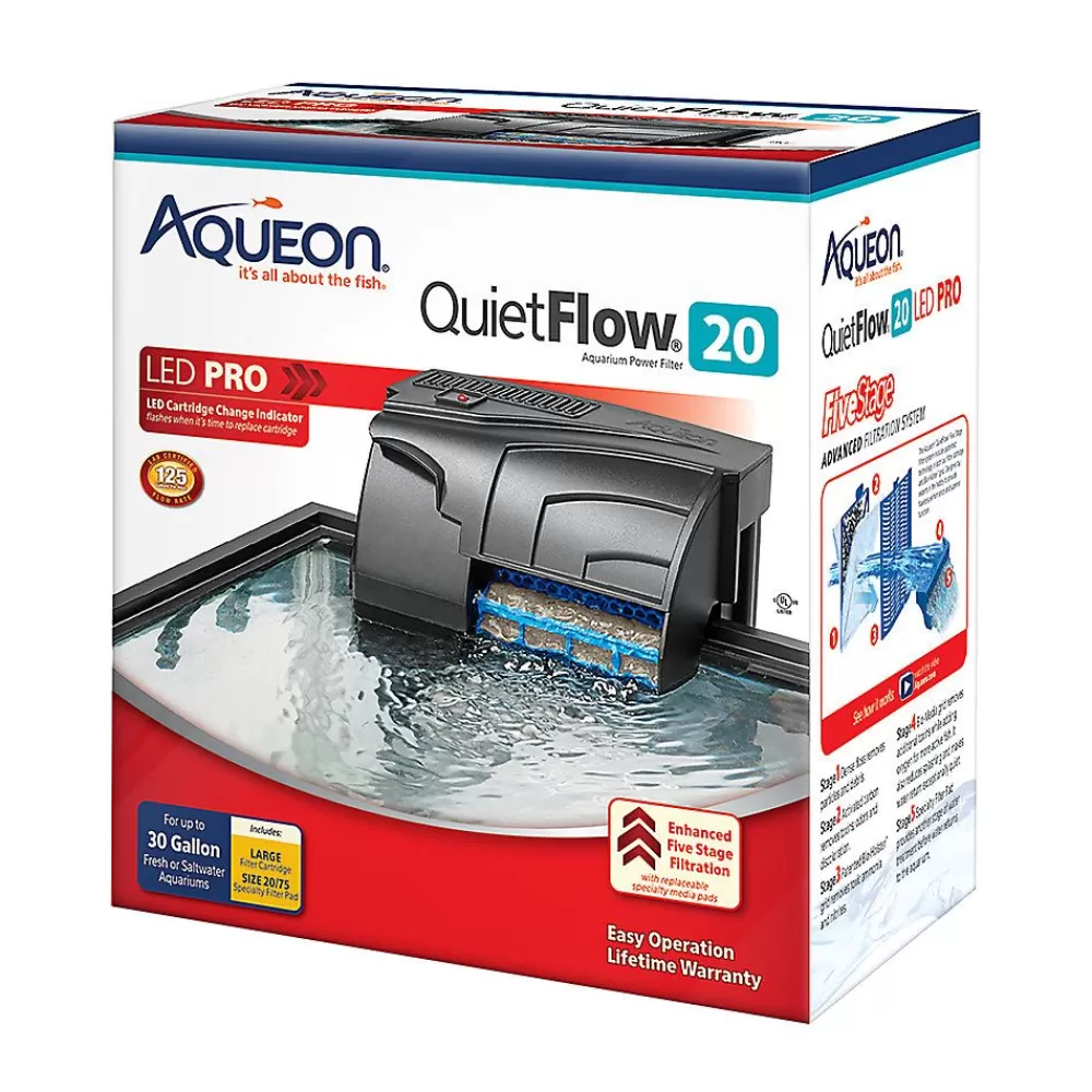 Filters<Aqueon ® Quietflow Aquarium Power Filter 20