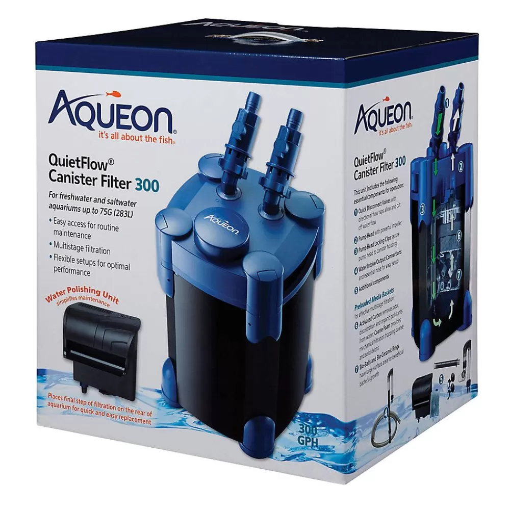 Filters<Aqueon Quietflow Canister Filter 55-100 Gallon