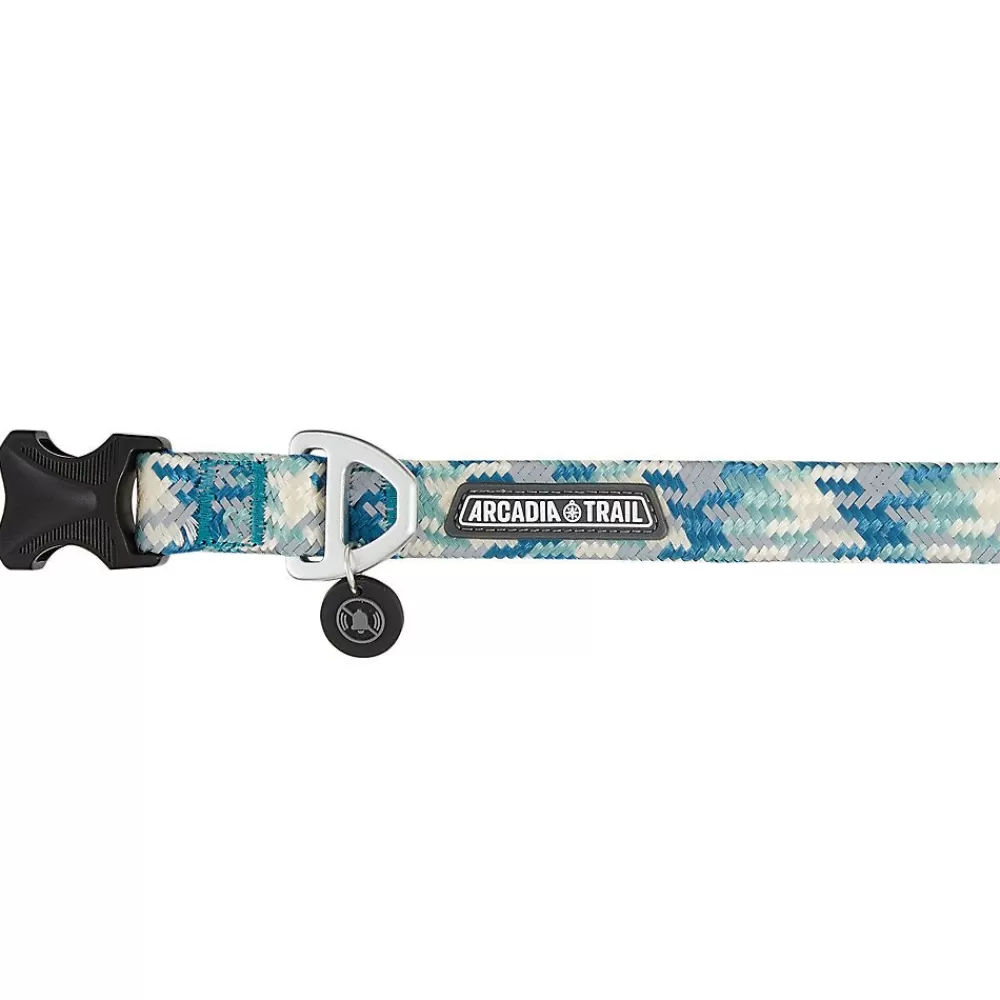 Collars, Harnesses & Leashes<Arcadia Trail Rope Reflective Dog Collar Blue