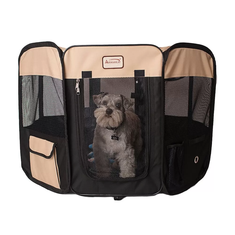 Crates, Gates & Containment<Armarkat Smart Portable Foldable Pet Playpen & Carrier Bag For Dog Or Cat - 36 In X 36 In X 24 In