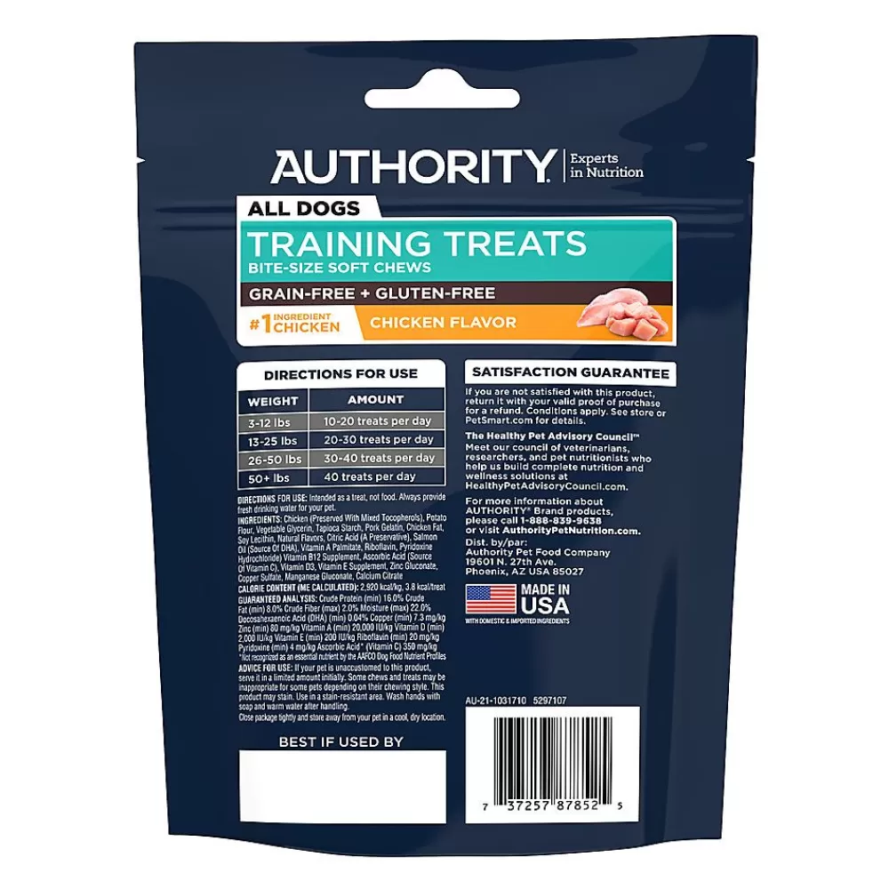Training Treats<Authority ® All Life Stage Dog Training Treat - Multivitamin & Dha Support, Chicken