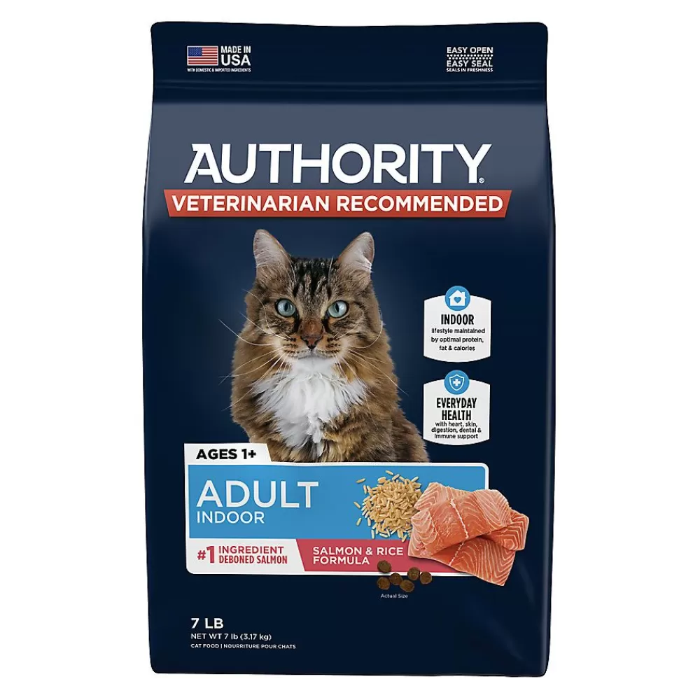 Dry Food<Authority ® Everyday Health Indoor Cat Dry Food - Salmon & Rice, With-Grain