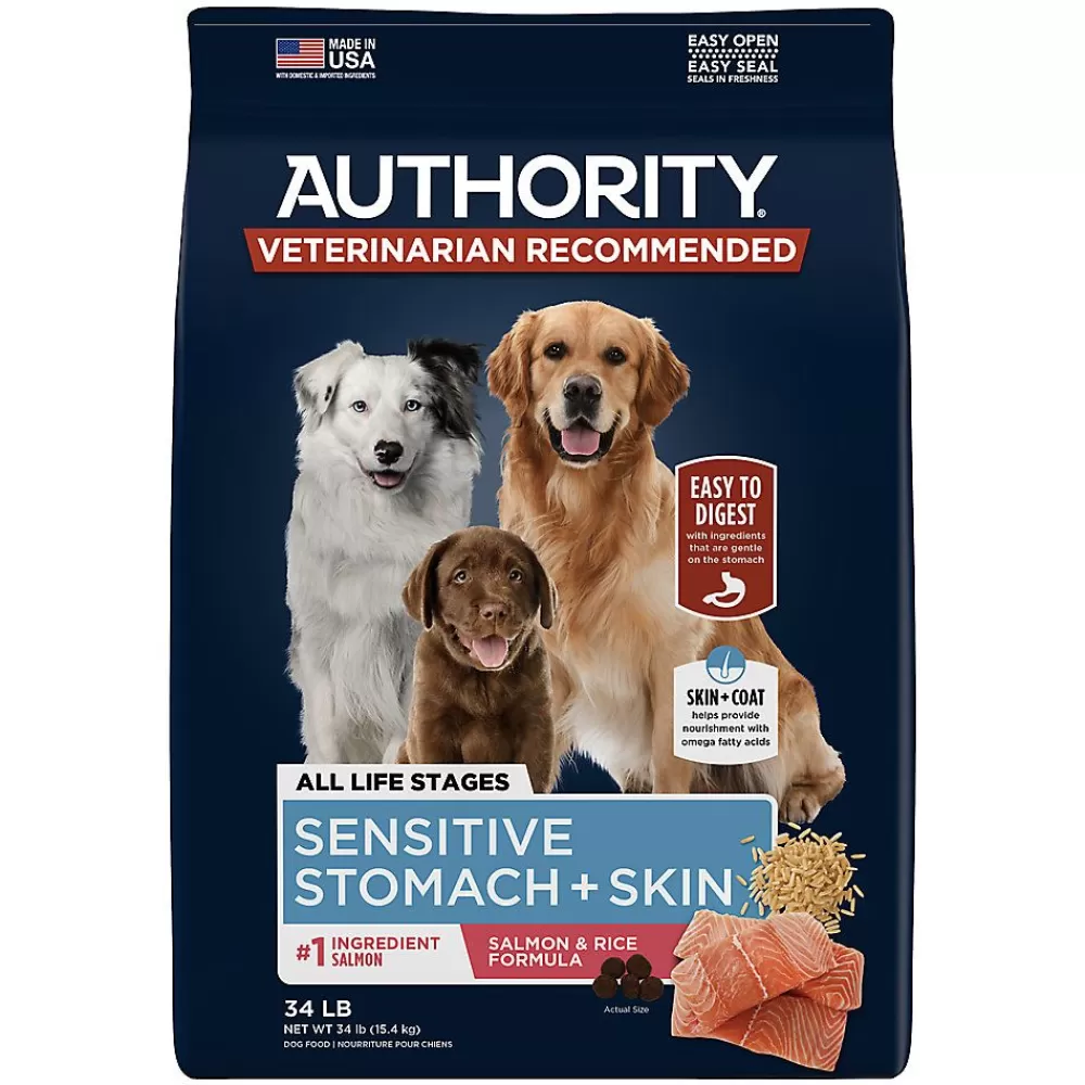 Dry Food<Authority ® Sensitive Stomach & Skin All Life Stage Dry Dog Food - Salmon