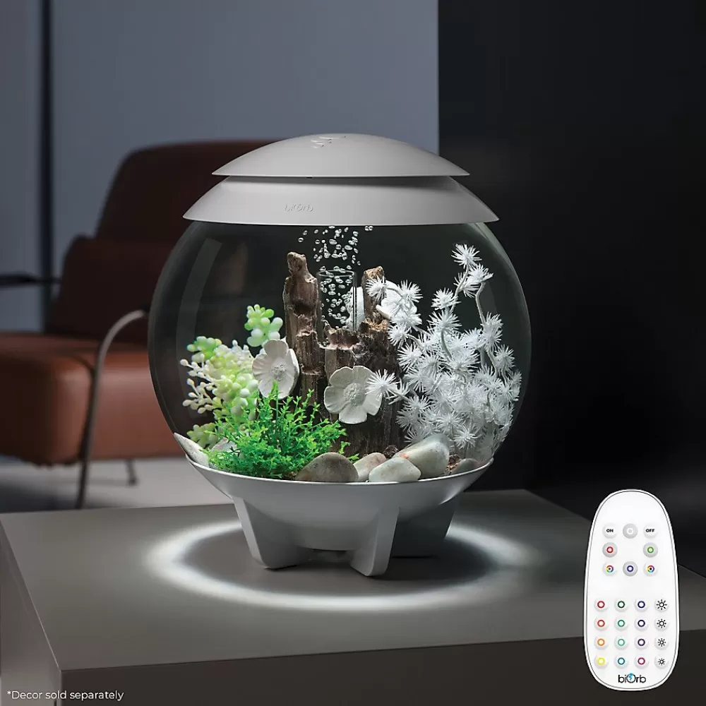 Tanks & Aquariums<biOrb Halo 15 Aquarium With Multi Color Led - 4 Gallon White