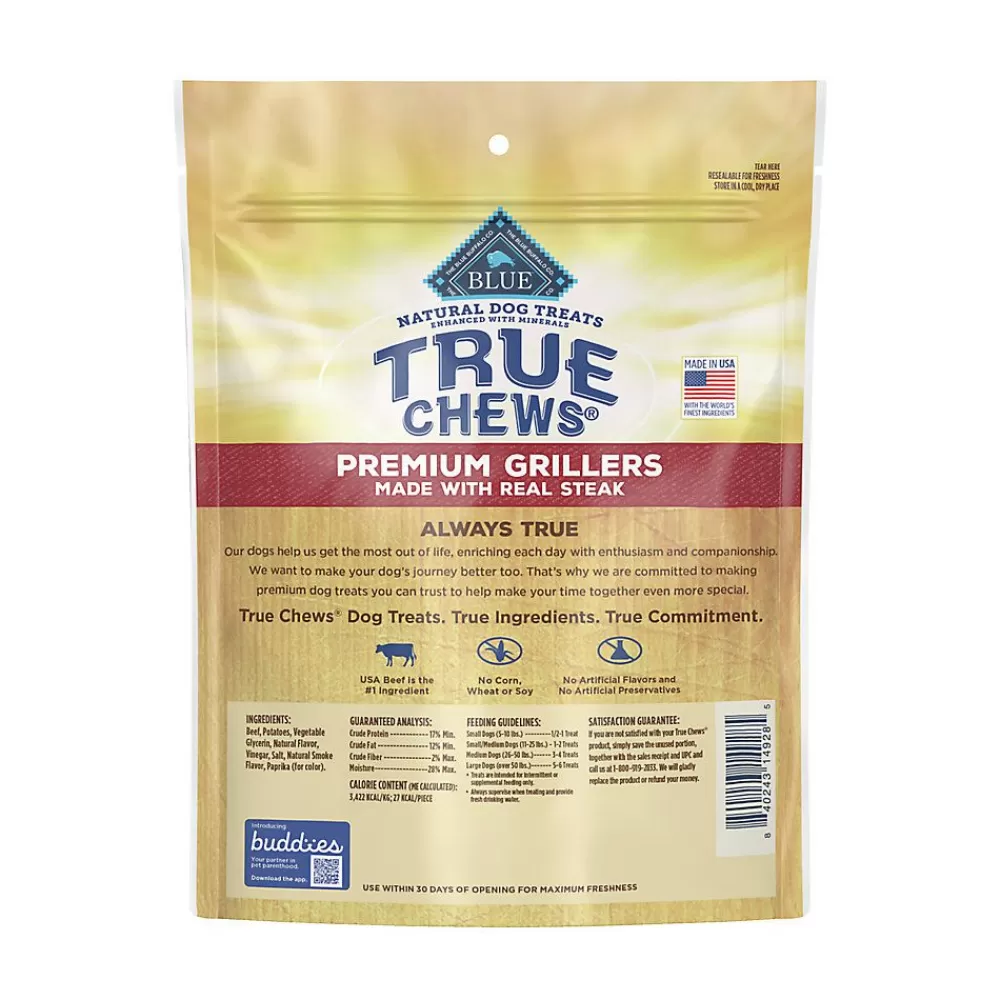 Jerky<Blue Buffalo ® True Chews Premium Grillers All Life Stages Treat Dog Treats - Natural, Steak