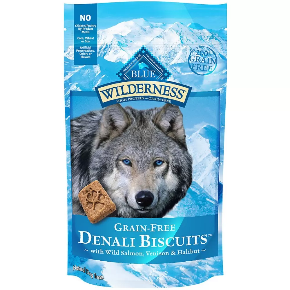 Biscuits & Bakery<Blue Buffalo ® Wilderness All Life Stages Treat Dog Treats - Natural, Salmon, Halibut & Venis