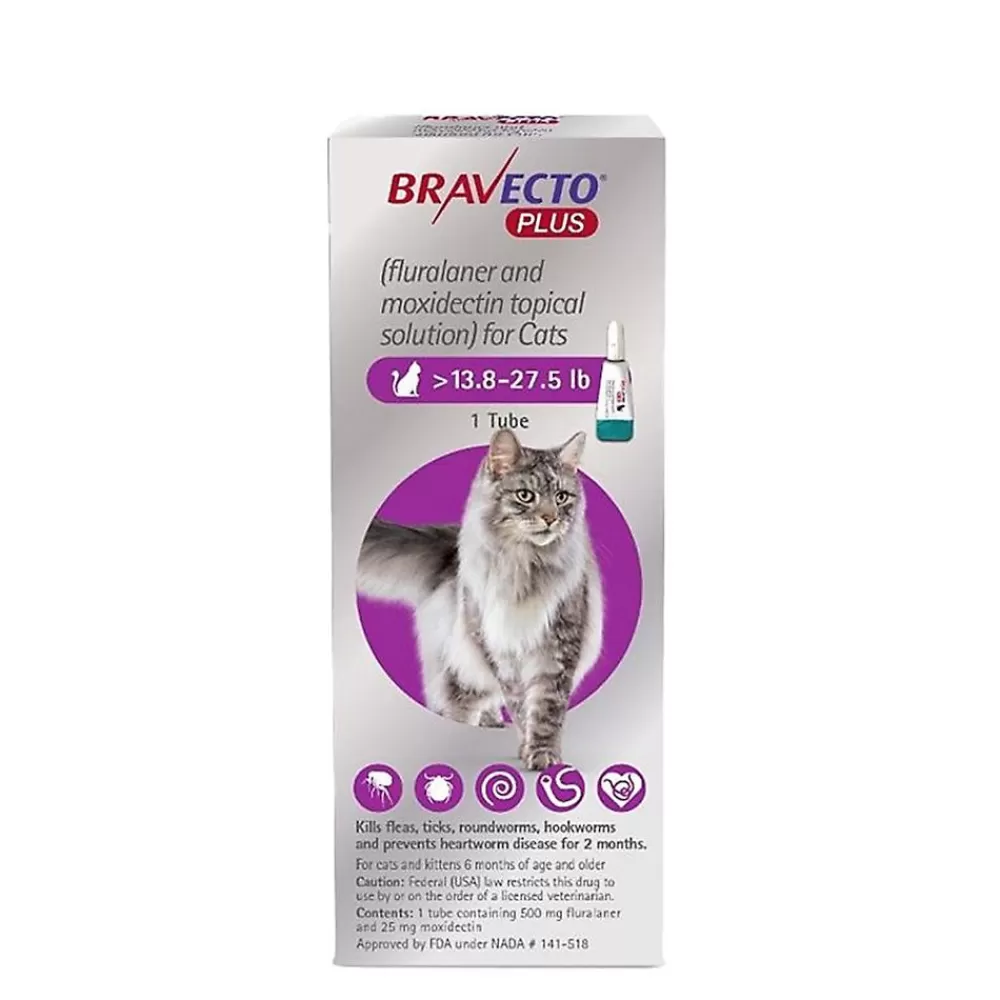 Flea & Tick<Bravecto Plus Topical Solution For Cats