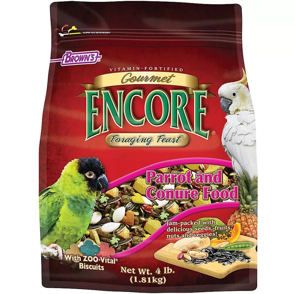 Finch & Canary<Brown's ® Encore® Gourmet Foraging Feast Parrot & Conure Food