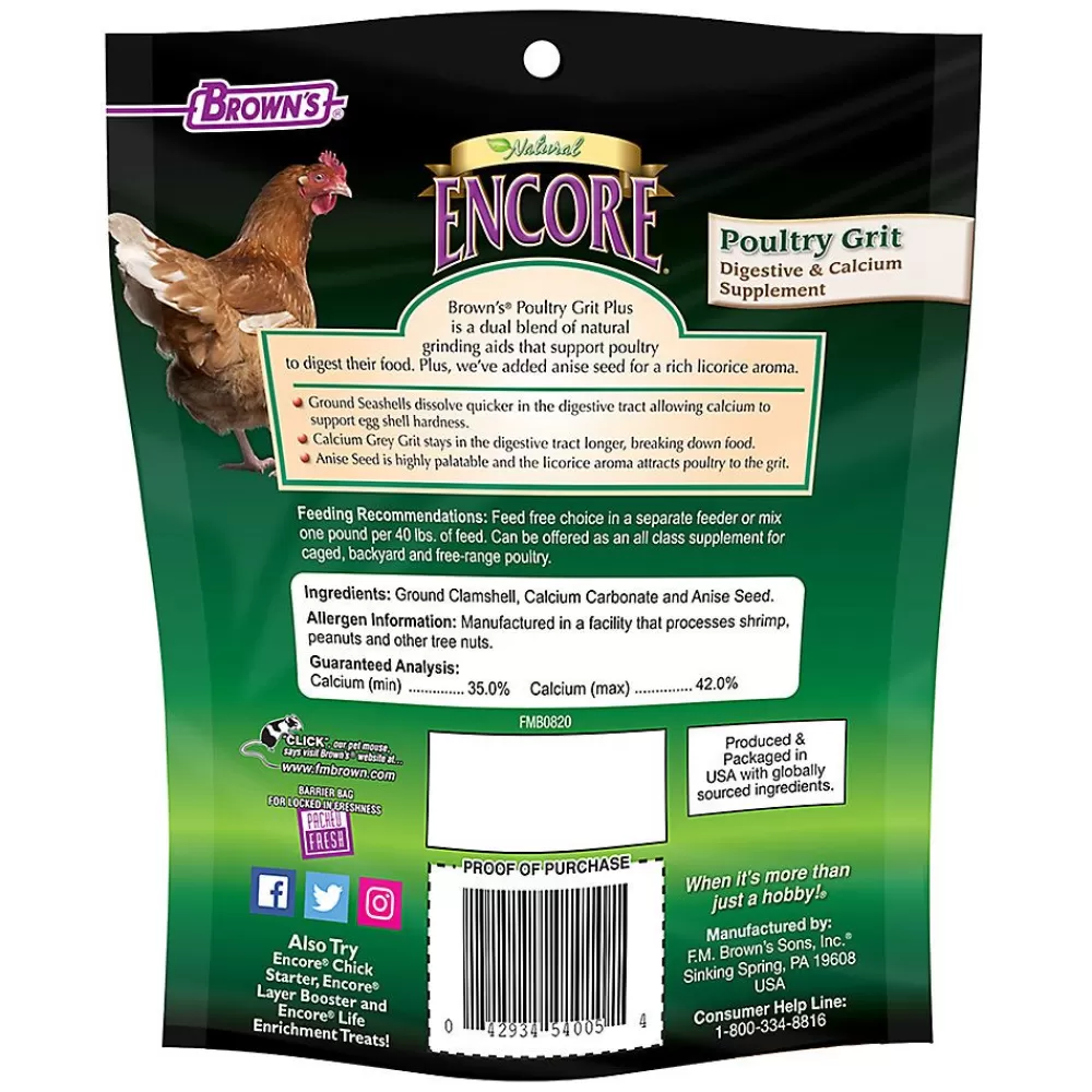Feed<Brown's Encore Natural Poultry & Chicken Grit