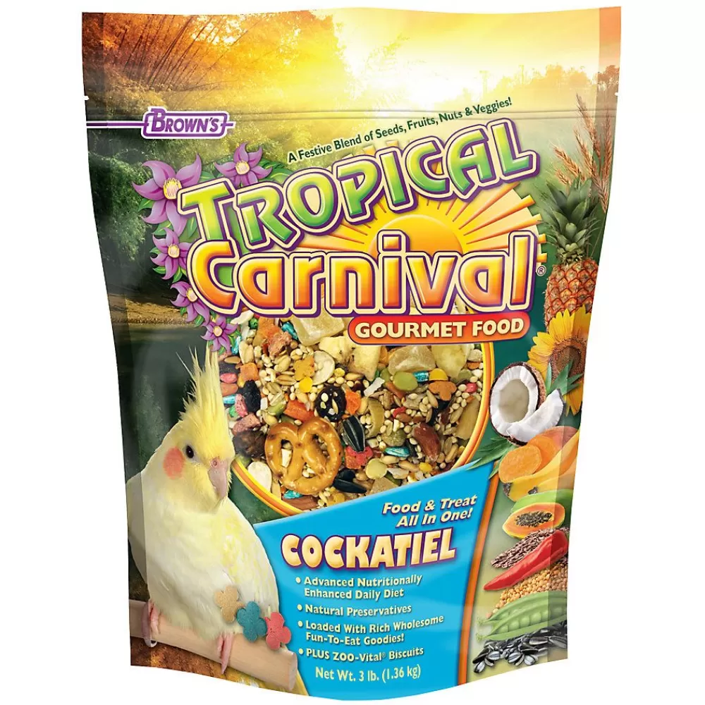 Parrot<Brown's ® Tropical Carnival® Cockatiel Food