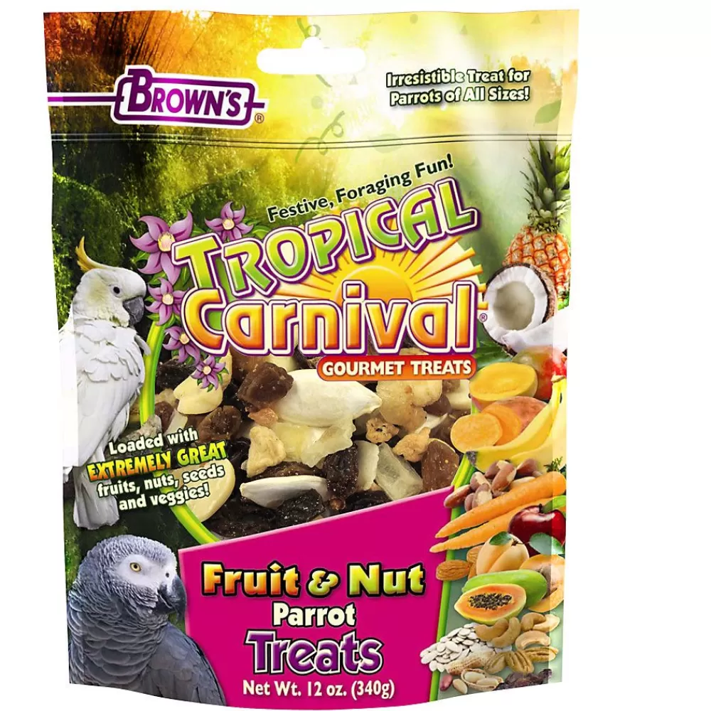 Parrot<Brown's ® Tropical Carnival® Fruit & Nut Parrot Treats