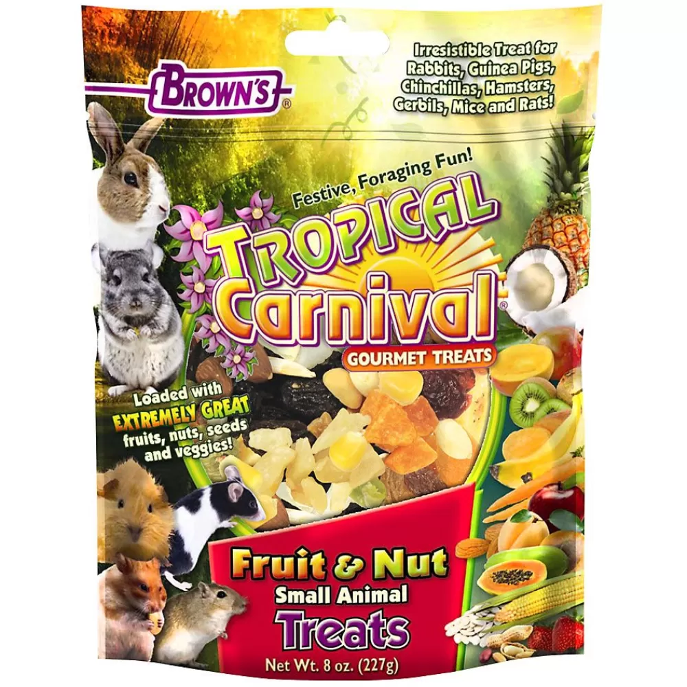 Treats<Brown's ® Tropical Carnival® Fruit & Nut Small Animal Treats