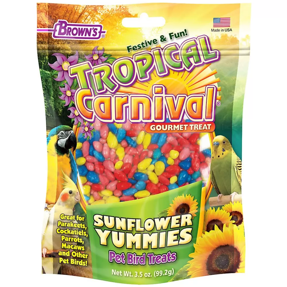 Finch & Canary<Brown's ® Tropical Carnival® Sunflower Yummies Treat