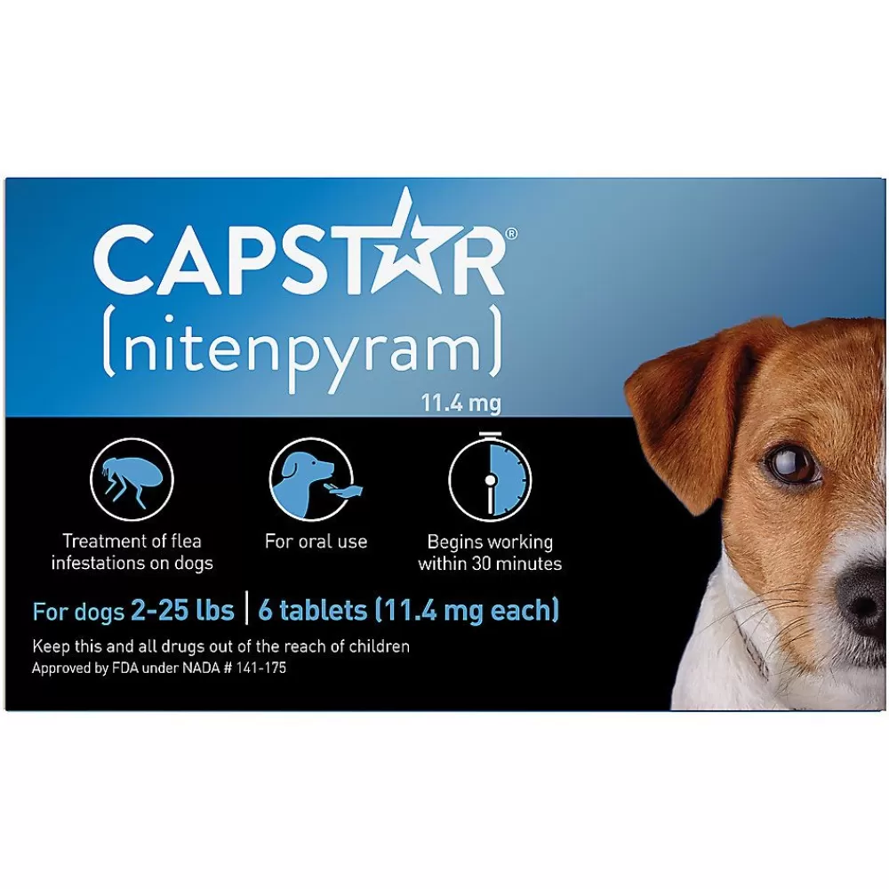 Flea & Tick<Capstar 2-25 Lb Dog Flea Treatment - 6 Count