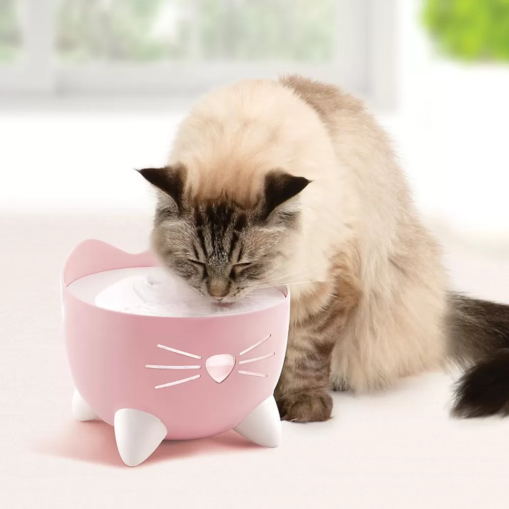Bowls & Feeders<Catit ® Pixi Cat Drinking Fountain Light Pink