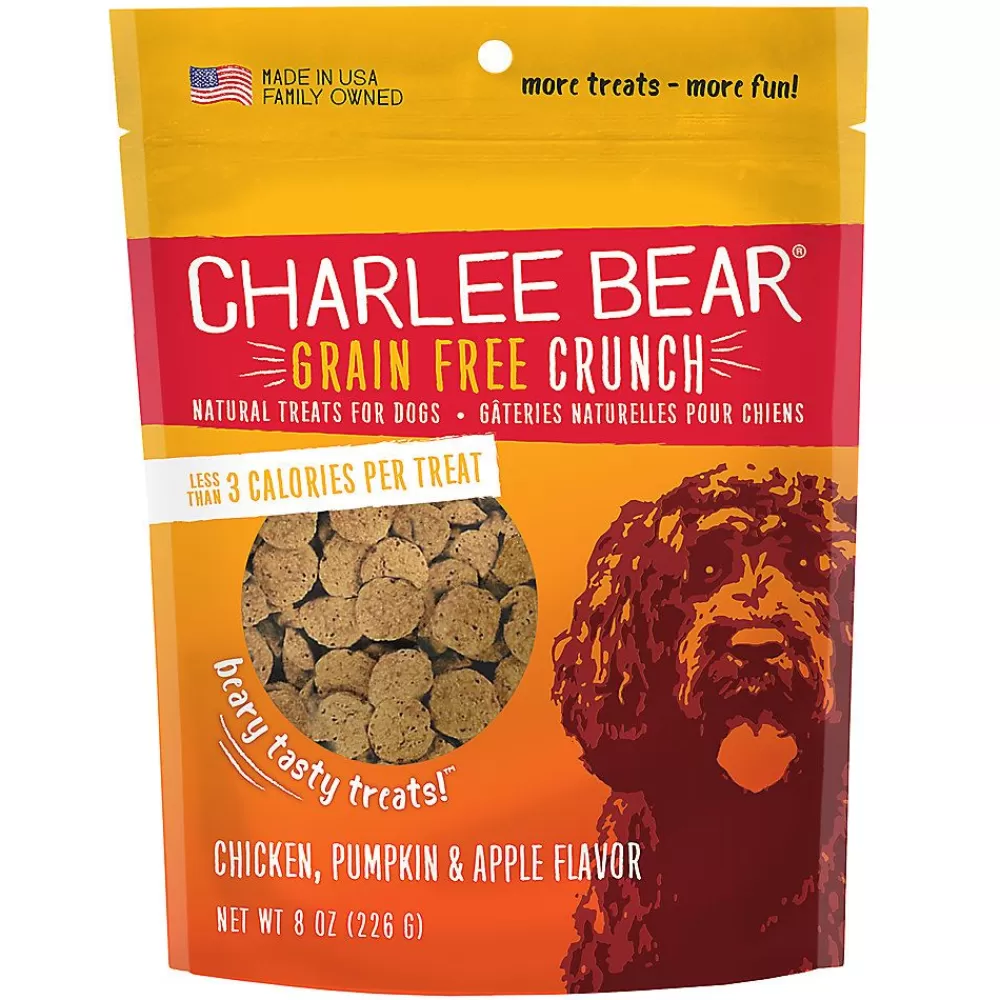 Biscuits & Bakery<Charlee Bear Bear Crunch Natural, Grain Free, Chicken, Pumpkin & Apple Dog Treat
