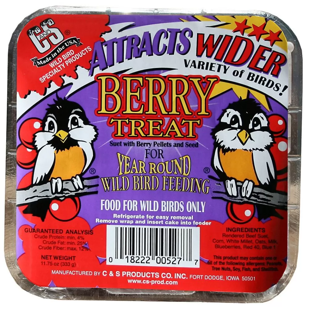 Wild Bird<C&S Products C&S Berry Suet Treat Wild Bird Food