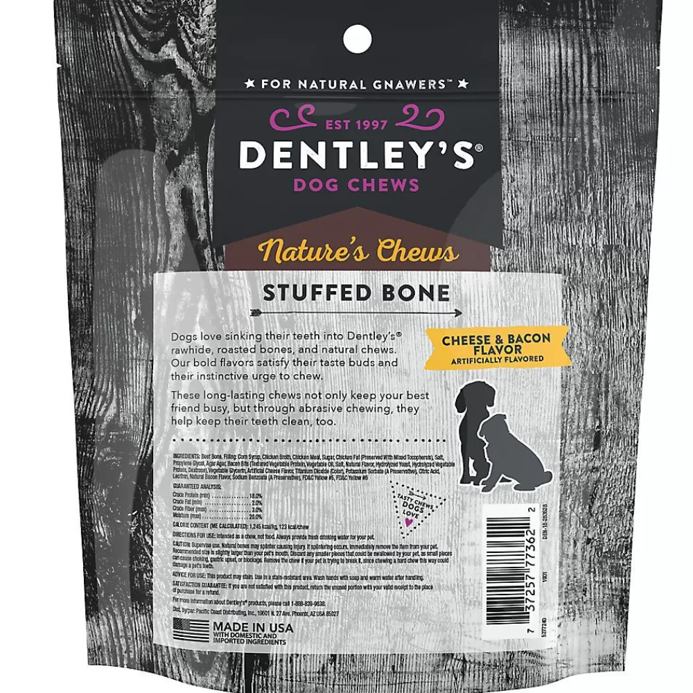 Bones & Rawhide<Dentley's ® Medium Filled Femur Bone Dog Chew - Cheese & Bacon