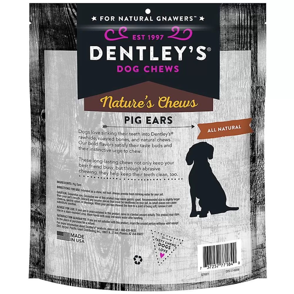 Chewy Treats<Dentley's ® Nature'S Chews Full Pig Ear Dog Chew