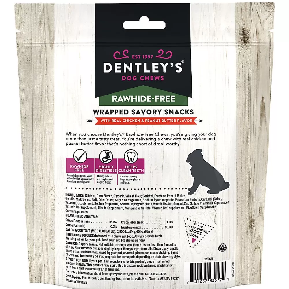 Bones & Rawhide<Dentley's ® Rawhide-Free Wrapped Mini Sticks Dog Treats - 15 Count