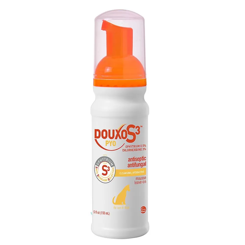 Grooming Supplies<DOUXO S3 Chlorhexidine Antiseptic Antifungal Leave-On Cleansing Mousse - 5 Fl Oz