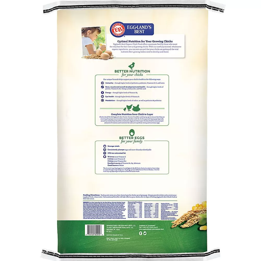 Feed<Eggland's Best ® Organic Chick Starter Grower Crumbles